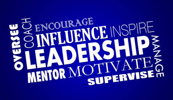 Leadership Inspire Coach Motivate Word Collage 3d Illustration
